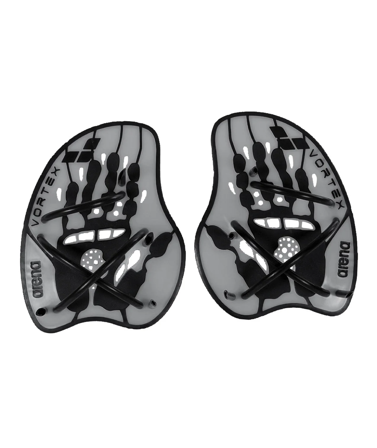 Herramienta de entrenamiento arena Hand Paddle Vortex - Negro Plata