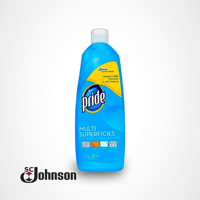 Pride líquido de 500cm³ Limpieza y brillo multisuperficies
